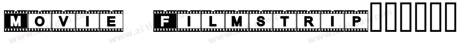 Movie Filmstrip字体转换